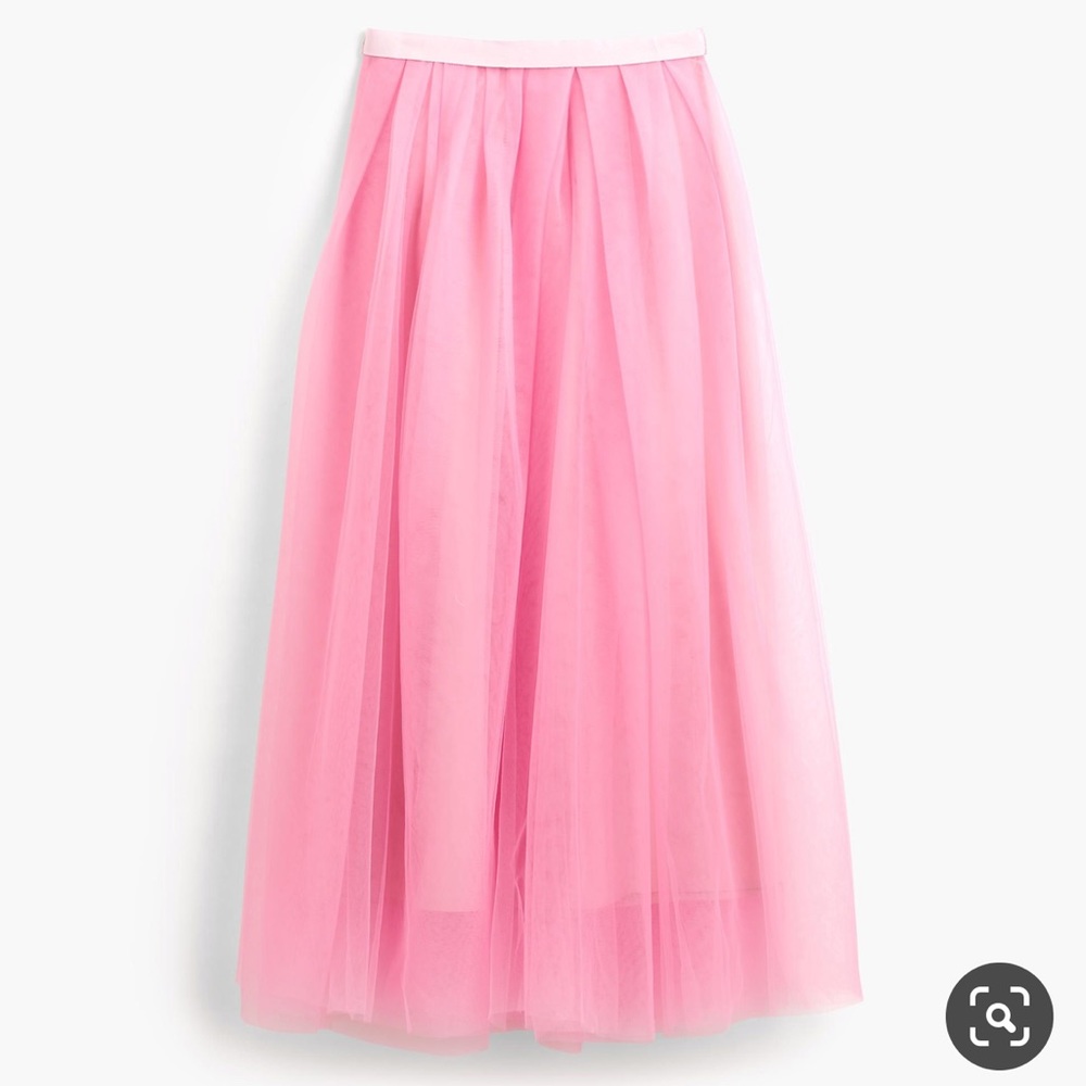 J. Crew pink tulle skirt
